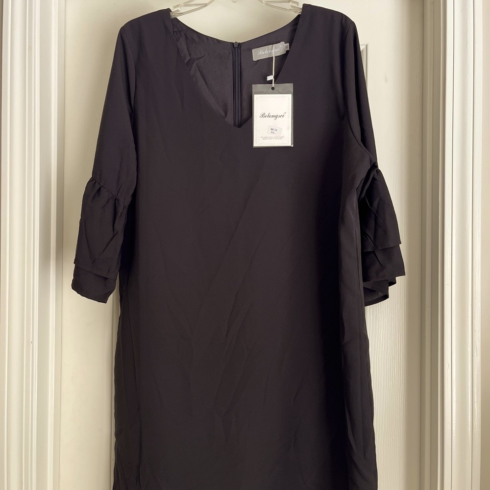 Black Cocktail Dress/LBD NWT L/XL